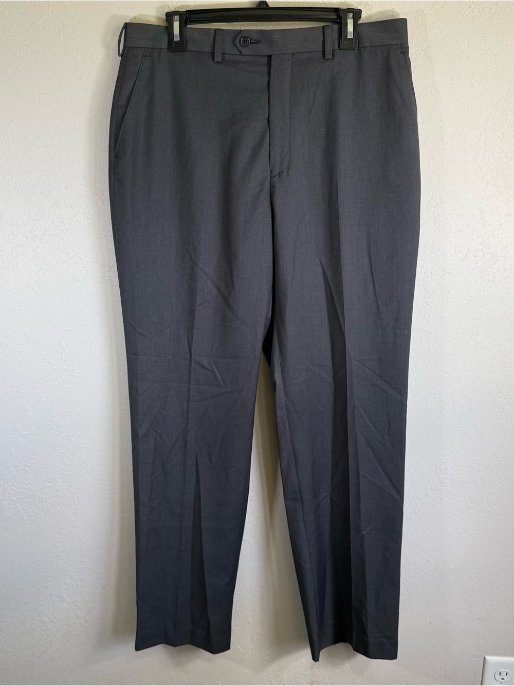 Men’s 34W NWT Black Tallia Formal Office Wedding Corporate Flat Front Pants